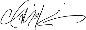 Chris McKinney signature