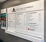 ACE Cash Express Menu Board Refresh project image