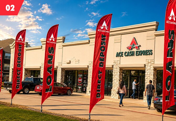 ACE Cash Express ACE Cash Express "Roadside Visibility"