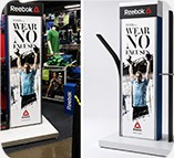 Reebok display panel