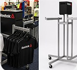 Reebok apparel fixture